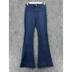 DL1961 Jeans Womens 28 Blue JAXDL No. 5 Trimtone Flare Jessica Alba Collab Denim